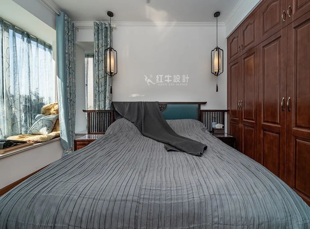 吴波_香格里拉东苑136㎡简美风格--喜欢深色家具的看过来05